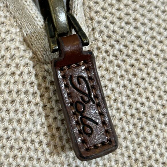 Polo Ralph Lauren mens pullover sweater brown large Pima cotton 1/4 zip pony tan - Picture 3 of 11